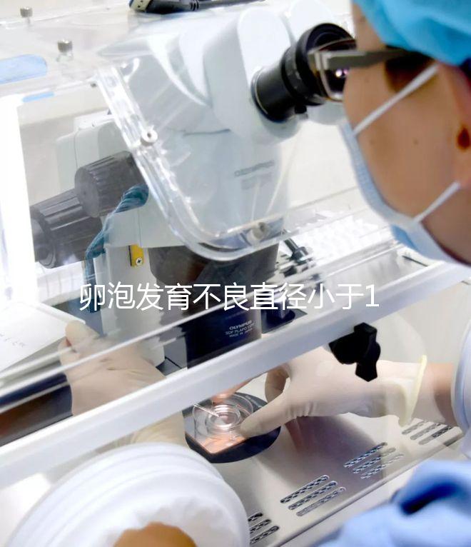卵泡發(fā)育不良直徑小于18mm，5種方法提高卵子質(zhì)量